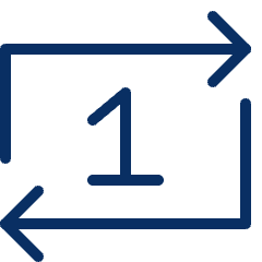 Loop One Icon from Cyber Duotone Set