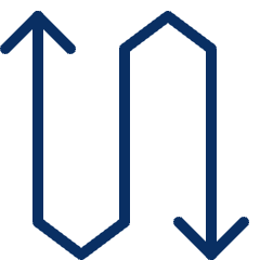 Zig Zag 2 Icon from Cyber Duotone Set