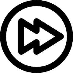 Music Player Button Fast Forward Icon from Nova Line Set