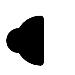 Music Player Volume 1 Icon from Nova Solid Set