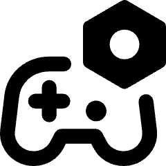 Controller Setting Bolt Nut Icon from Core Remix Set
