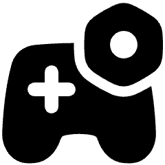 Controller Setting Bolt Nut Icon from Plump Solid Set