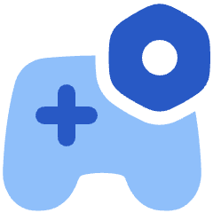 Controller Setting Bolt Nut Icon from Plump Flat Set