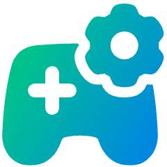 Controller Setting Gear Icon from Plump Gradient Set