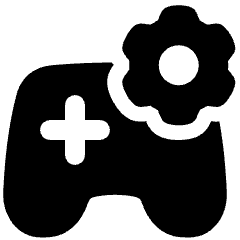 Controller Setting Gear Icon from Plump Solid Set