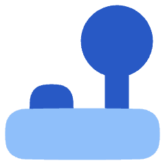 Controller Stick Icon from Plump Flat Set