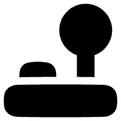 Controller Stick Icon from Plump Solid Set