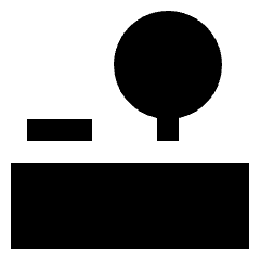Controller Stick Icon from Sharp Solid Set