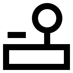 Controller Stick Icon from Sharp Line Set