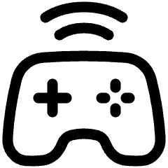 Controller Wireless Icon from Plump Line Set