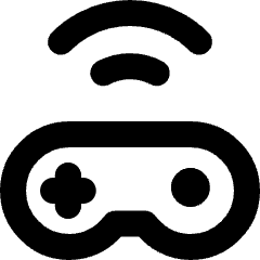 Controller Wireless Icon from Micro Line Set