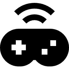 Controller Wireless Icon from Sharp Solid Set