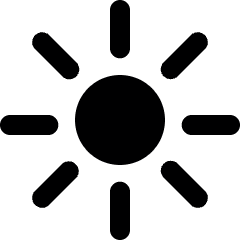 Brightness Icon from Ultimate Bold Set