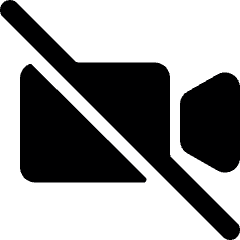 Controls Camera Off Icon from Ultimate Bold Set