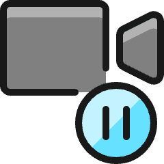 Controls Camera Pause Icon from Ultimate Colors Set
