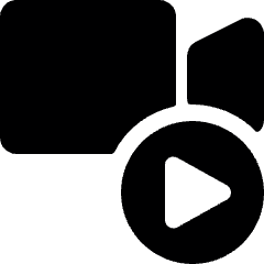 Controls Camera Play Icon from Ultimate Bold Set