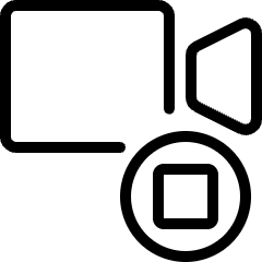 Controls Camera Stop Icon from Ultimate Light Set