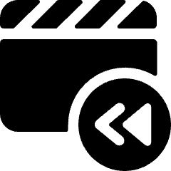 Controls Movie Backward Icon from Ultimate Bold Set