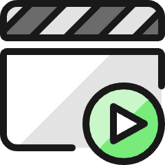 Controls Movie Play Icon from Ultimate Colors Set