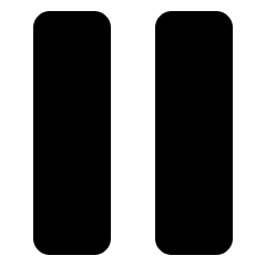 Controls Pause Icon from Ultimate Bold Set