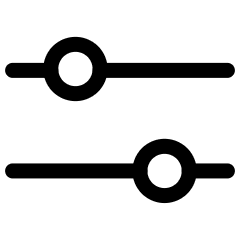 Filter Setting Two Controller Icon from Ultimate Regular Set