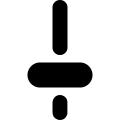 Setting Slider Vertical Icon from Ultimate Bold Set