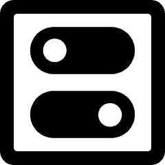 Settings Toggle Horizontal Alternate Icon from Ultimate Bold Set