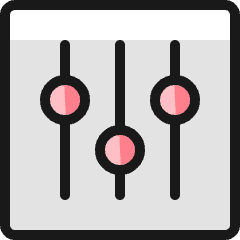 Settings Vertical Icon from Ultimate Colors Set