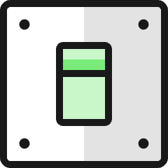 Switch On Icon from Ultimate Colors Set