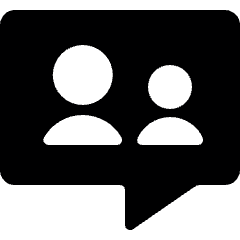 Conversation Browser Icon from Ultimate Bold Set