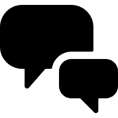 Conversation Chat 2 Icon from Ultimate Bold Set