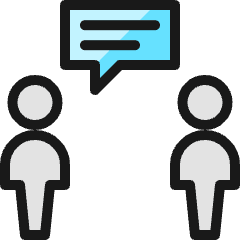 Conversation Chat Bubble Icon from Ultimate Colors Set
