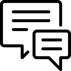 Conversation Chat Text Icon from Ultimate Light Set