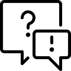 Conversation Question Warning Icon from Ultimate Light Set