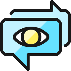 Conversation Seen Icon from Ultimate Colors Set