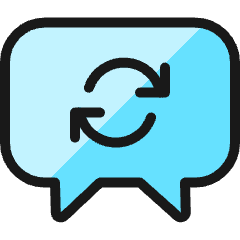 Conversation Sync Icon from Ultimate Colors Set