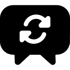 Conversation Sync Icon from Ultimate Bold Set