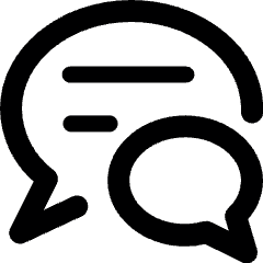 Conversation Text Alternate Icon from Ultimate Bold Set