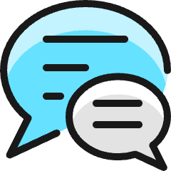 Conversation Text Icon from Ultimate Colors Set