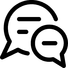 Conversation Text Icon from Ultimate Regular Set