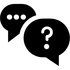 Language Barrier Question Icon from Ultimate Bold Set