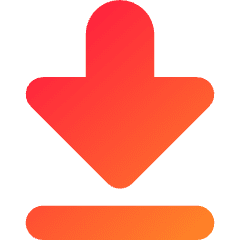 Triangle Arrow Move Down Large 1 Icon from Core Gradient Set