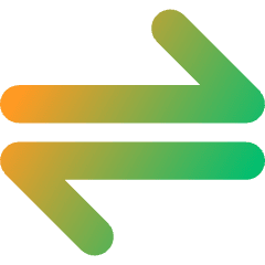 Line Arrow Transfer Horizontal Large 1 Icon from Core Gradient Set