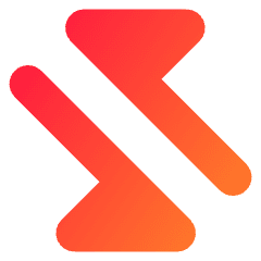 Triangle Arrow Transfer Diagonal Large 2 Icon from Core Gradient Set