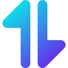 Triangle Arrow Transfer Vertical Large 1 Icon from Core Gradient Set