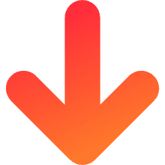 Line Arrow Down Large 1 Icon from Core Gradient Set