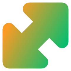 Diagonal Triangle Arrow Large 1 Icon from Core Gradient Set