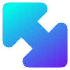 Diagonal Triangle Arrow Large 2 Icon from Core Gradient Set