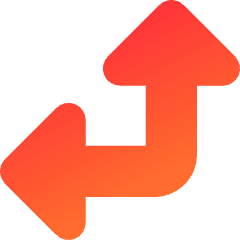 Triangle Arrow Bottom Right Corner Large Icon from Core Gradient Set