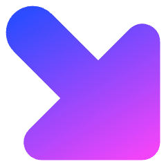 Triangle Arrow Diagonal Bottom Right Large Icon from Core Gradient Set